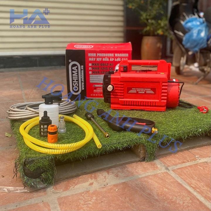 Máy Rửa Xe Oshima 2800W MRX 1215-C6 Có Chỉnh Áp