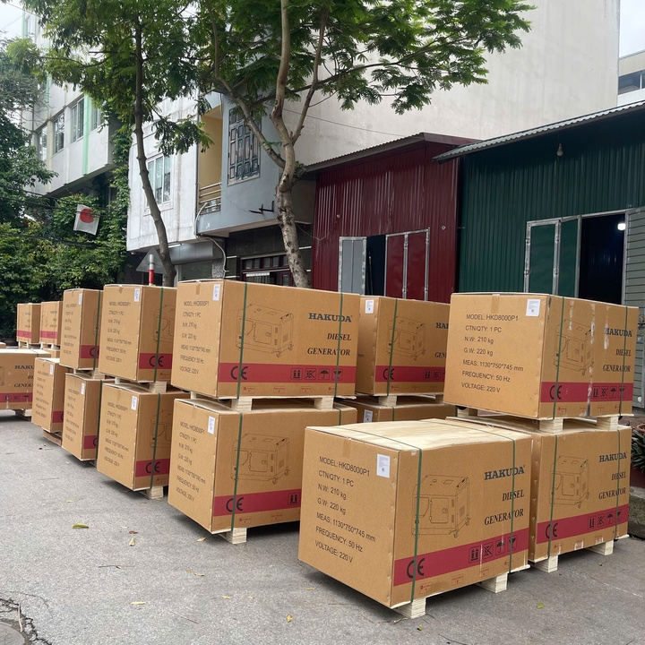 Máy Phát Điện Hakuda Dầu 8KW 3 Pha HKD8000P3