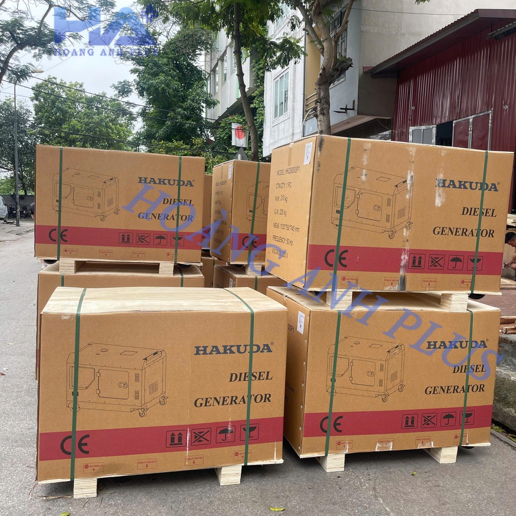 Máy Phát Điện Chạy Dầu 5KW Hakuda HKD5000P1