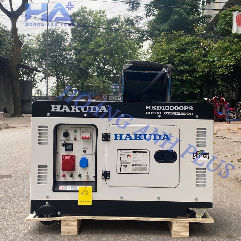 Máy Phát Điện Chạy Dầu HAKUDA 10KW HKD10000P3