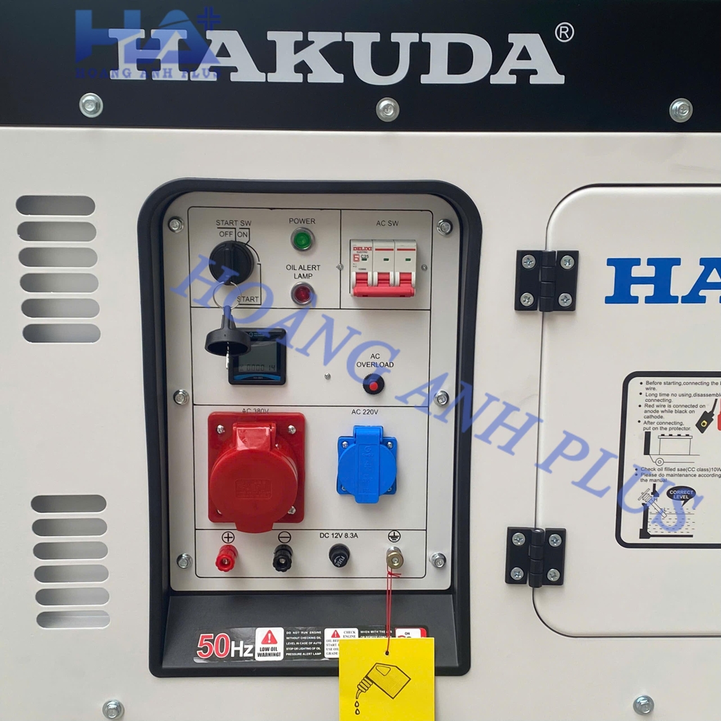 Máy Phát Điện Chạy Dầu HAKUDA 10KW HKD10000P3