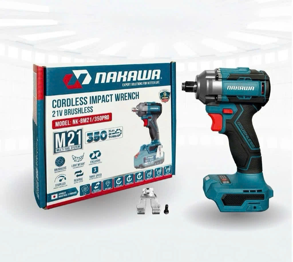 Máy Siết Bu Lông Nakawa Dùng Pin 21V NK-BM21/350PRO
