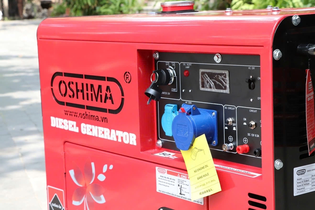 Máy Phát Điện Chạy Dầu Oshima 5Kw OS6500