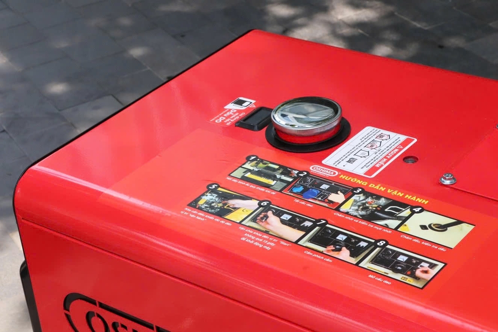 Máy Phát Điện 7KW Chạy Dầu Oshima OS-8500