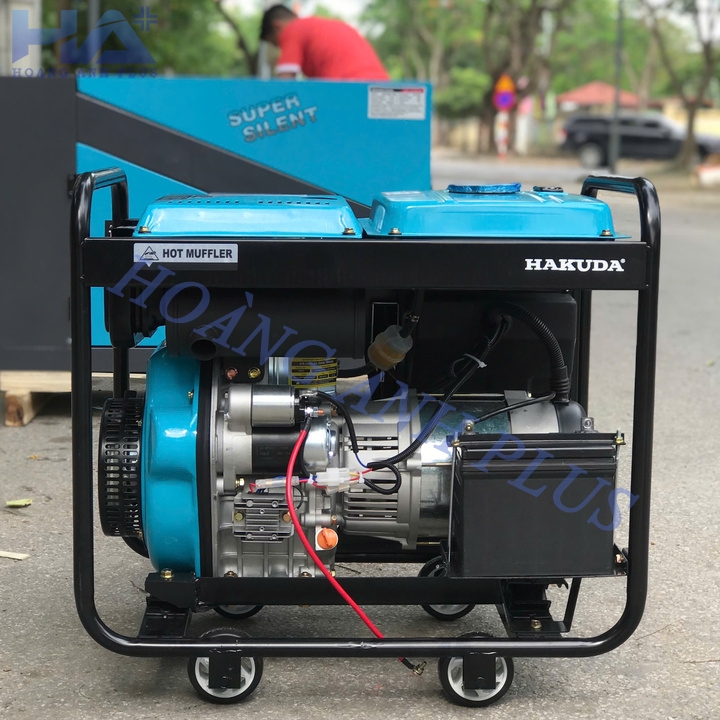 Máy Phát Điện Dầu 5KW Hakuda HKD5000P1T 1Pha