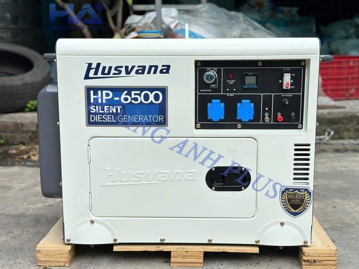 Máy Phát Điện Chạy Dầu Husvana 5KW HP-6500