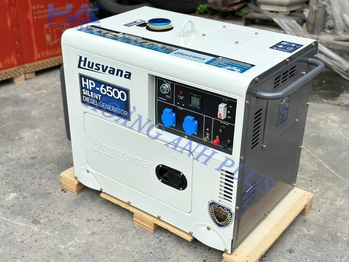 Máy Phát Điện Chạy Dầu Husvana 5KW HP-6500