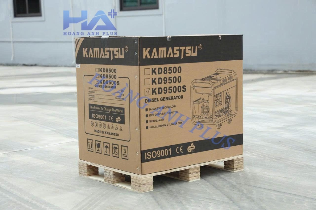 Máy Phát Điện Chạy Dầu Kamastsu 8KW KD9500S 380V