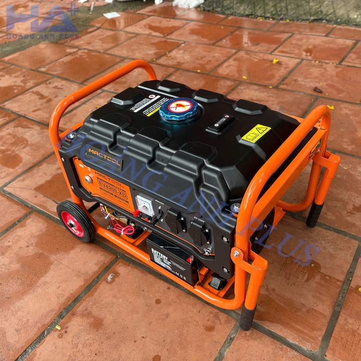 Máy Phát Điện 4Kva Chạy Xăng Mactool EV4200-XD Đề Điện