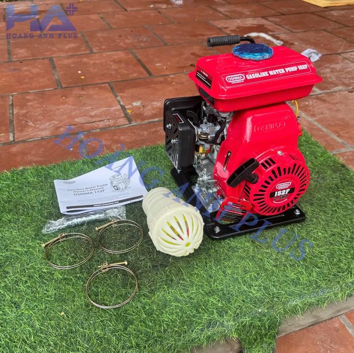 Máy Bơm Nước 2.5HP Chạy Xăng 4 Thì Oshima 152F