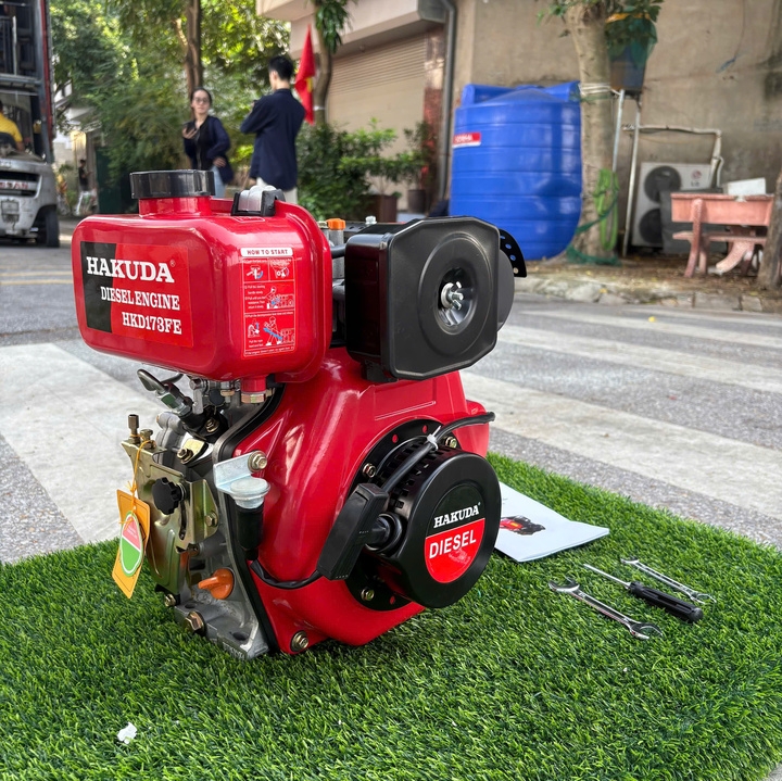 Động Cơ Dầu Hakuda HKD173FE 4.8HP Có Đề