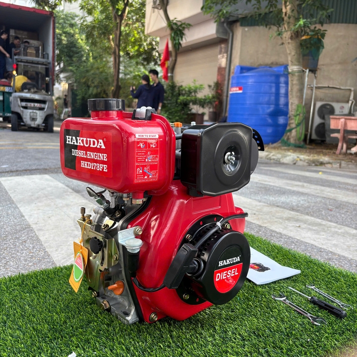 Động Cơ Dầu Hakuda HKD173FE 4.8HP Có Đề