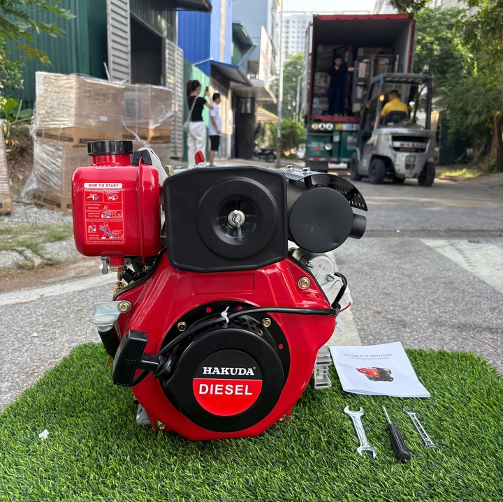 Động Cơ Dầu Hakuda HKD173FE 4.8HP Có Đề