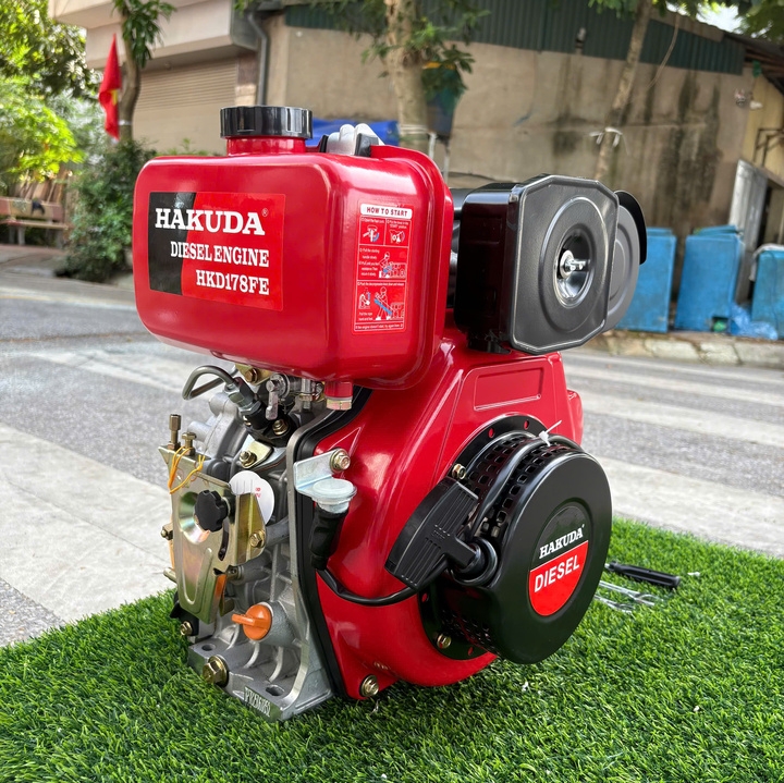 Động Cơ Dầu Hakuda HKD178FE 5.4HP Có Đề