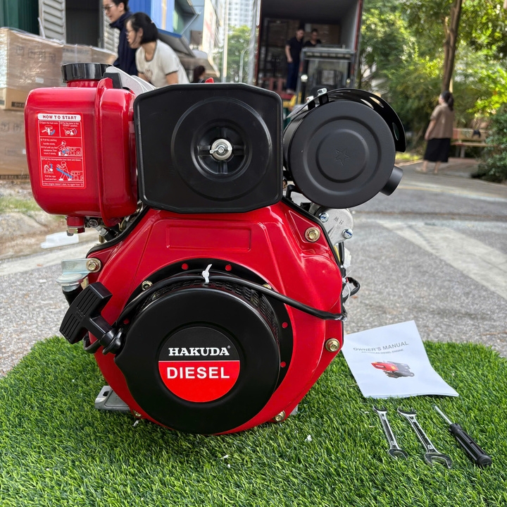 Động Cơ Dầu Hakuda HKD178FE 5.4HP Có Đề