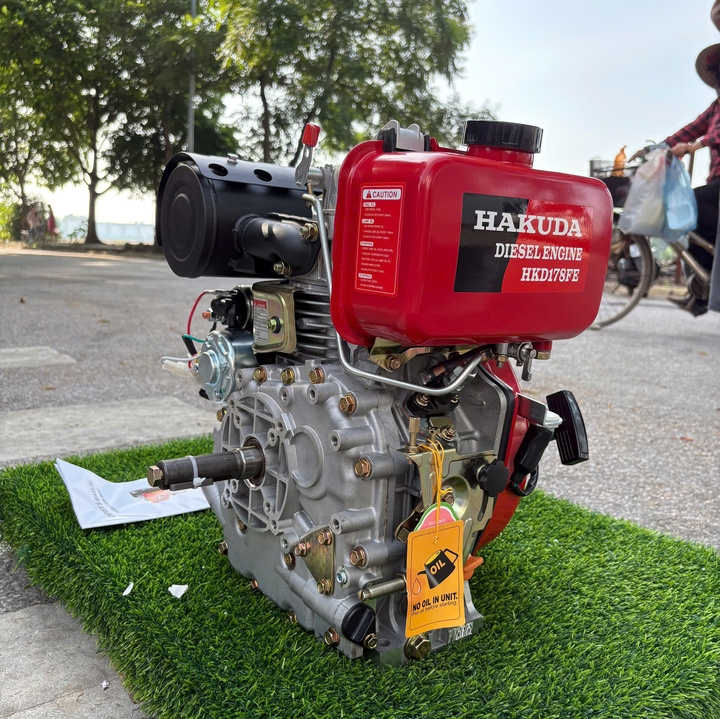 Động Cơ Dầu Hakuda HKD178FE 5.4HP Có Đề
