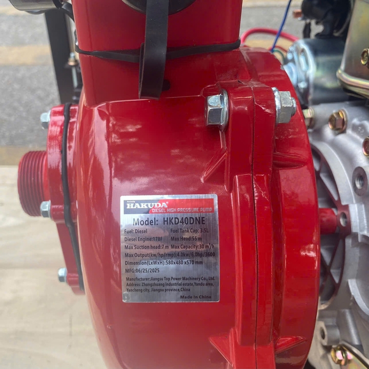 Máy Bơm Nước 4KW Hakuda Áp Lực Cao HKD40DNE