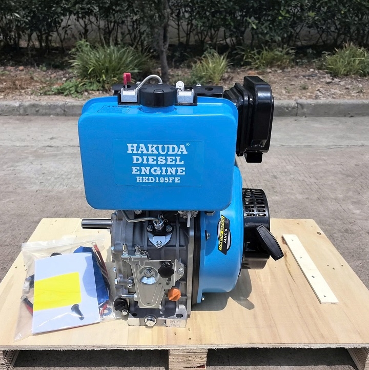Động Cơ Dầu Hakuda 15HP HKD195FE Có Đề
