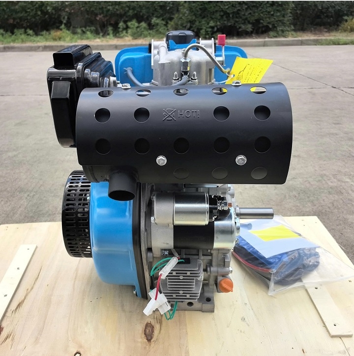 Động Cơ Dầu Hakuda 15HP HKD195FE Có Đề
