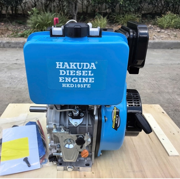 Động Cơ Dầu Hakuda 15HP HKD195FE Có Đề
