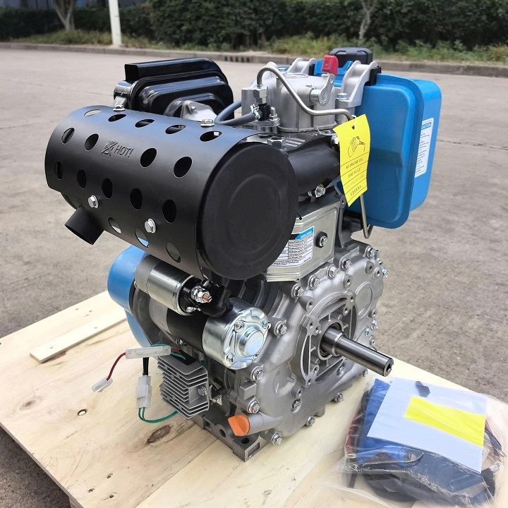 Động Cơ Dầu Hakuda 15HP HKD195FE Có Đề