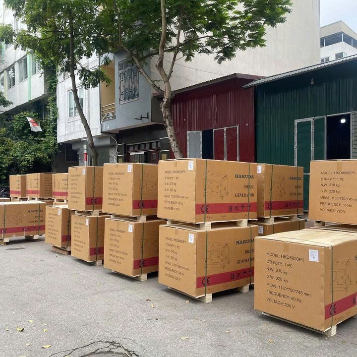 Máy Phát Điện 15KW Chạy Dầu Hakuda HKD15000P1A Siêu Cách Âm