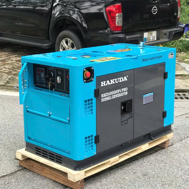 Máy Phát Điện 10Kw Chạy Dầu Hakuda HKD10000P1PRO Siêu Cách Âm
