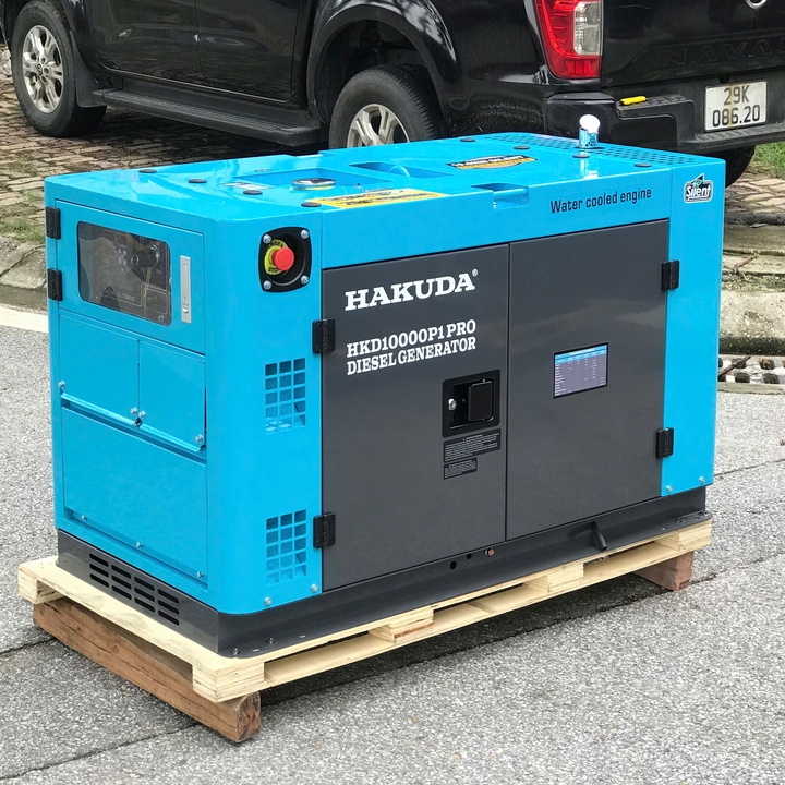 Máy Phát Điện 10Kw Chạy Dầu Hakuda HKD10000P1PRO Siêu Cách Âm