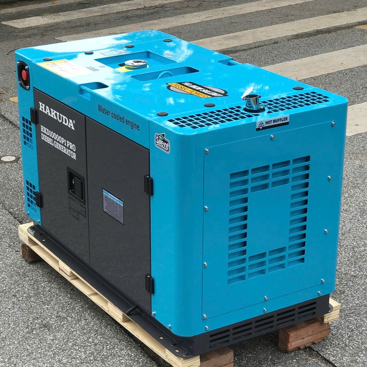 Máy Phát Điện 10Kw Chạy Dầu Hakuda HKD10000P1PRO Siêu Cách Âm