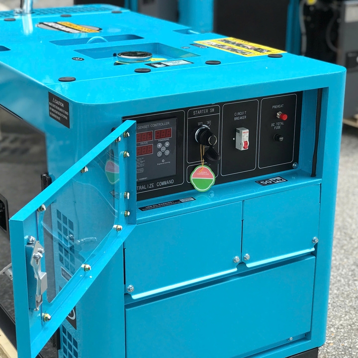 Máy Phát Điện 10Kw Chạy Dầu Hakuda HKD10000P1PRO Siêu Cách Âm