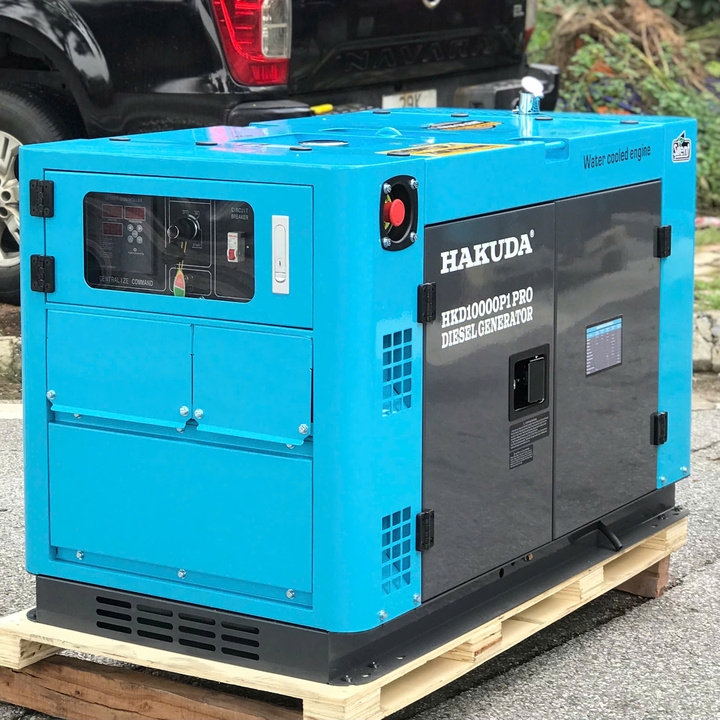 Máy Phát Điện 10Kw Chạy Dầu Hakuda HKD10000P1PRO Siêu Cách Âm