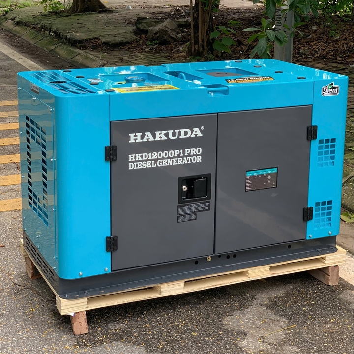 Máy Phát Điện 12Kw Chạy Dầu Hakuda HKD12000P1PRO Siêu Cách Âm