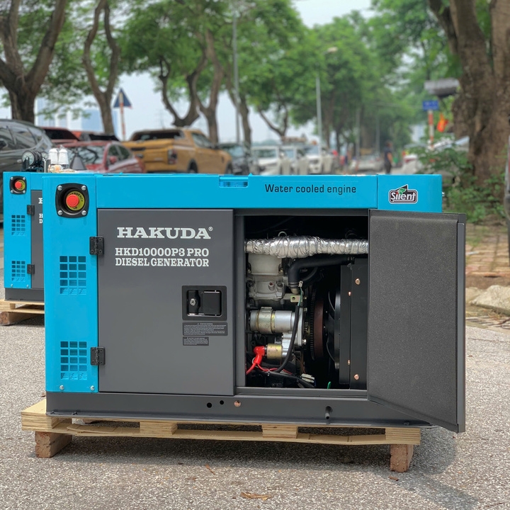 Máy Phát Điện Siêu Êm 10Kw Dầu Hakuda HKD10000P3 PRO 3 Pha