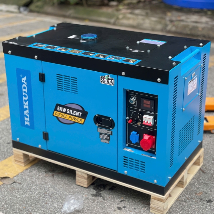 Máy Phát Điện Chạy Dầu Hakuda 8KW HKD8000P3 3 Pha
