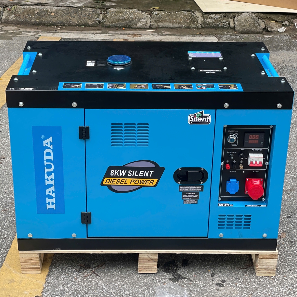 Máy Phát Điện Hakuda Dầu 8KW 3 Pha HKD8000P3