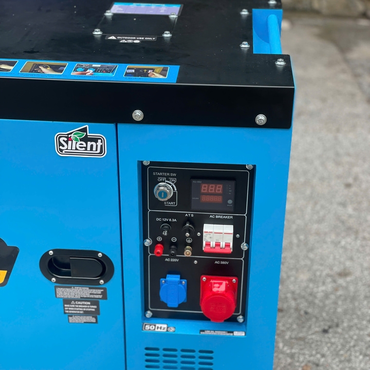 Máy Phát Điện Hakuda Dầu 8KW 3 Pha HKD8000P3