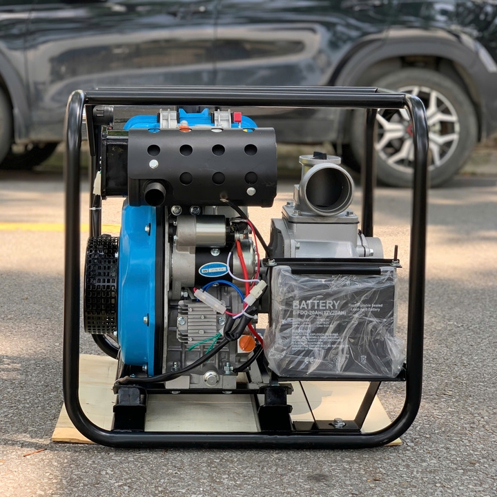Máy Bơm Nước Cao Áp Hakuda Chạy Dầu 4.5KW HKD4500MBN80E Đề