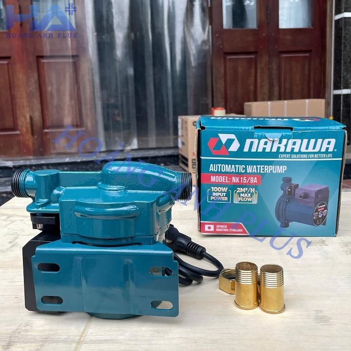 Máy Bơm Nước Tăng Áp Tự Động Nakawa 100W NK 15-9A