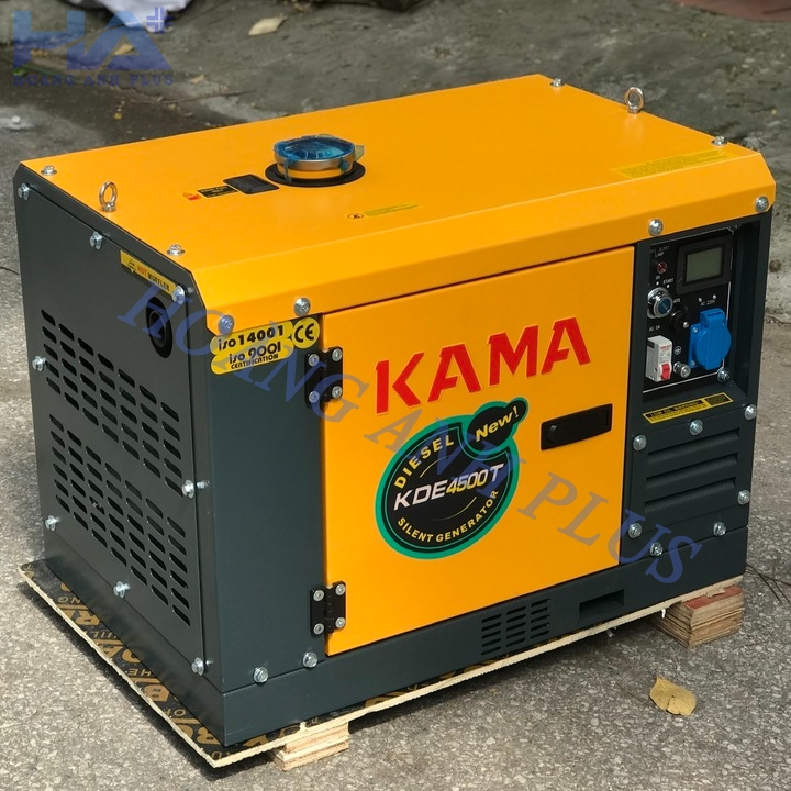 Máy Phát Điện Chạy Dầu Kama 3.5Kw KDE4500T