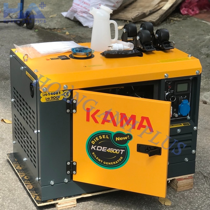 Máy Phát Điện Chạy Dầu Kama 3.5Kw KDE4500T