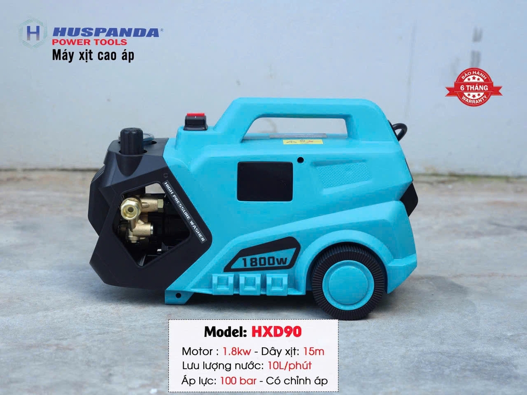 Máy Rửa Xe Huspanda 1800W HXD90