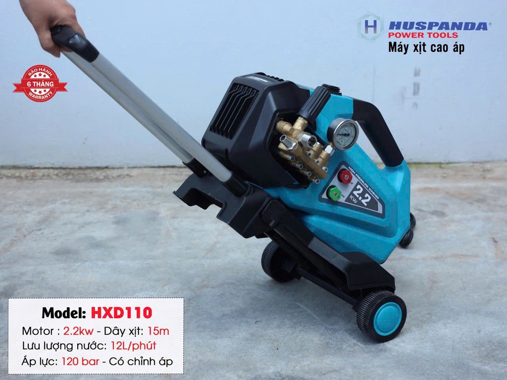 Máy Rửa Xe Cao Áp Huspanda 2200W HXD110
