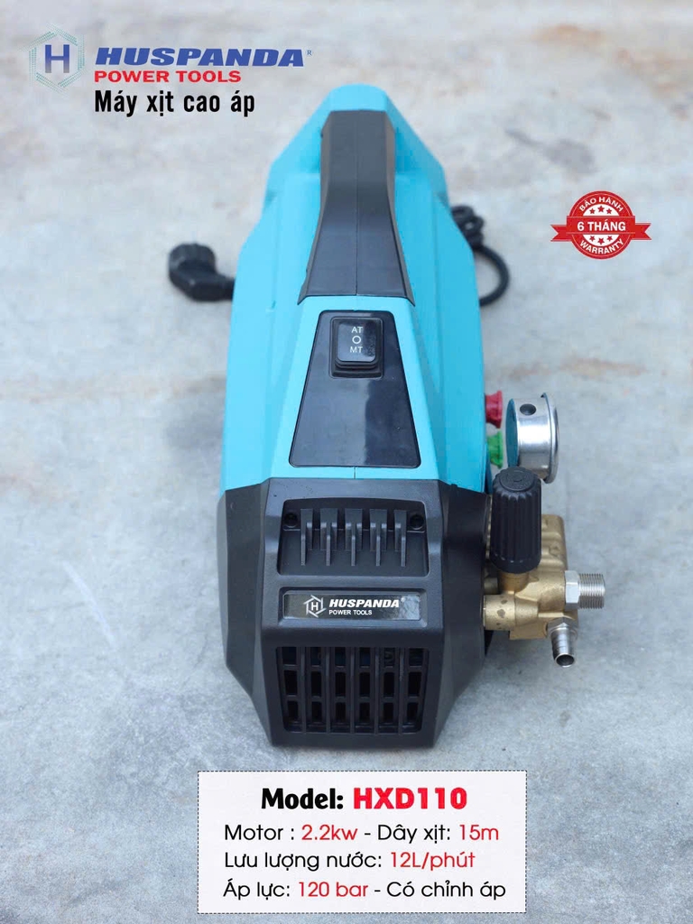 Máy Rửa Xe Cao Áp Huspanda 2200W HXD110