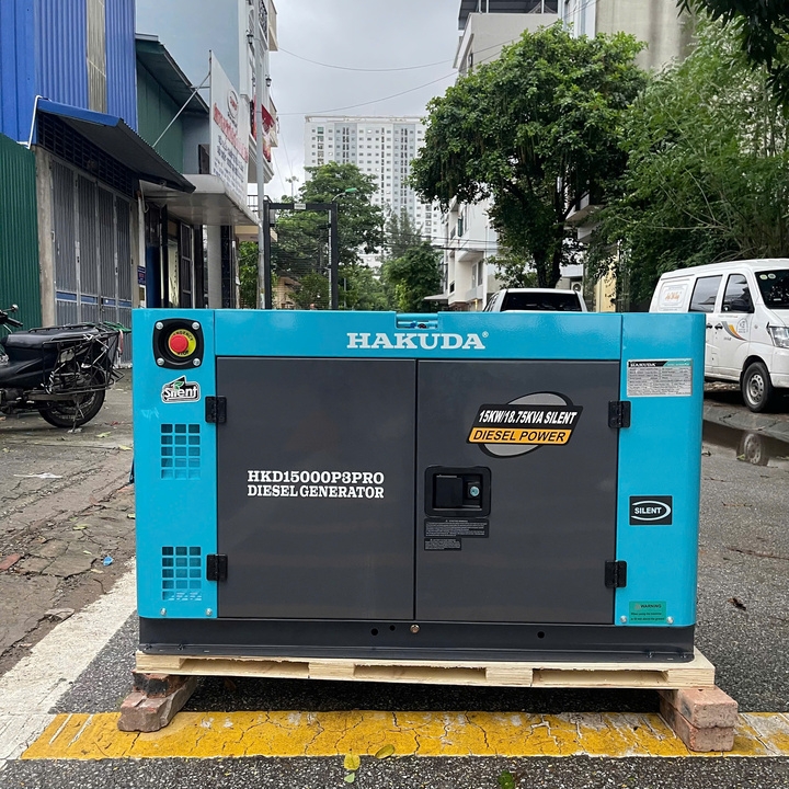 Máy Phát Điện 20KVA Chạy Dầu Hakuda HKD15000P3PRO Siêu Cách Âm