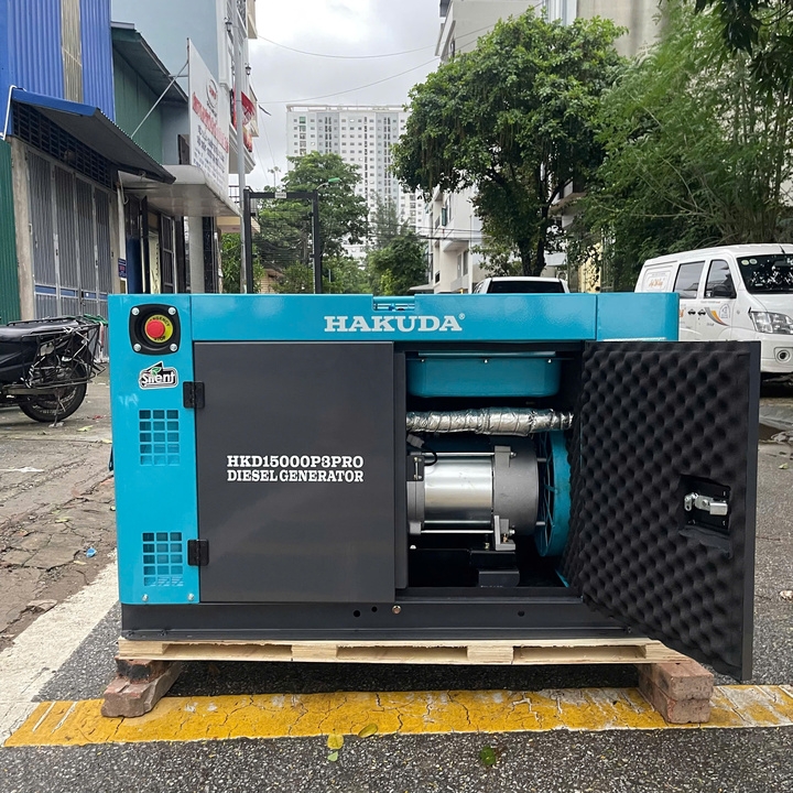 Máy Phát Điện 20KVA Chạy Dầu Hakuda HKD15000P3PRO Siêu Cách Âm