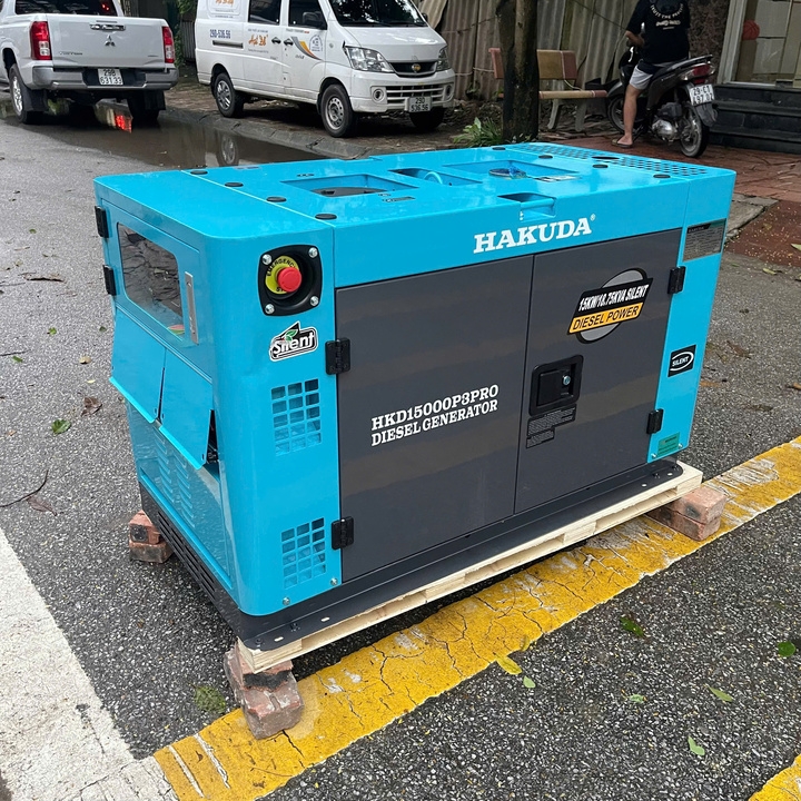 Máy Phát Điện 20KVA Chạy Dầu Hakuda HKD15000P3PRO Siêu Cách Âm