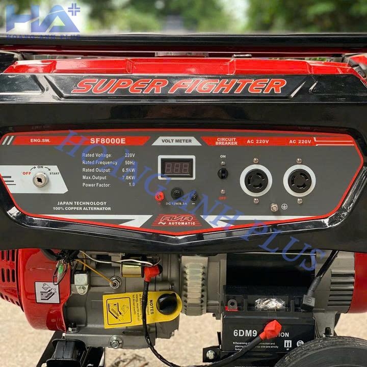 Máy Phát Điện Chạy Xăng 9kw Super Fighter SF10000E Đề