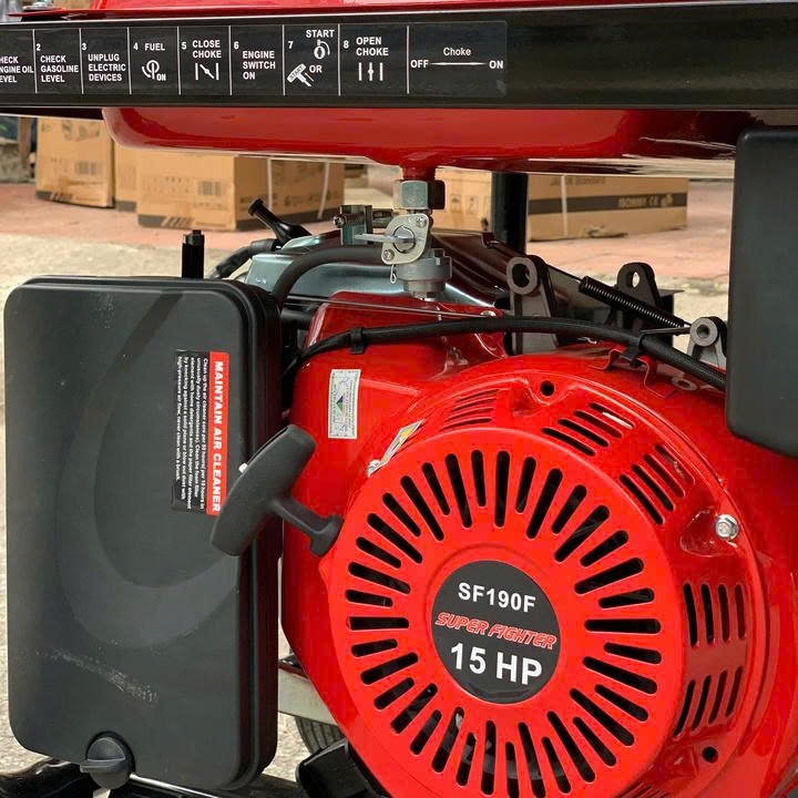 Máy Phát Điện Chạy Xăng 6.5Kw Super Fighter SF8000E Đề