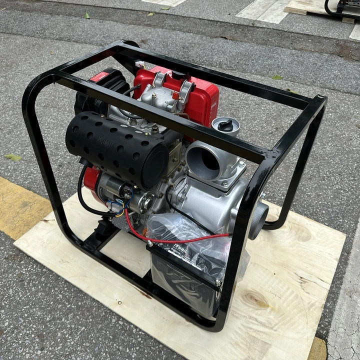 Máy Bơm Nước Chạy Dầu 6.6KW Hakuda HKDMBN100DGE Có Đề