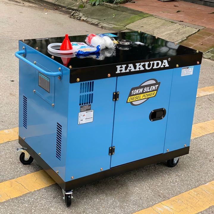 Máy Phát Điện 10KW 3 Pha Chạy Dầu Hakuda HKD10000P3A